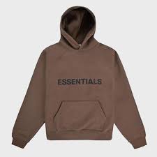 Dark Brown Essentials Hoodie