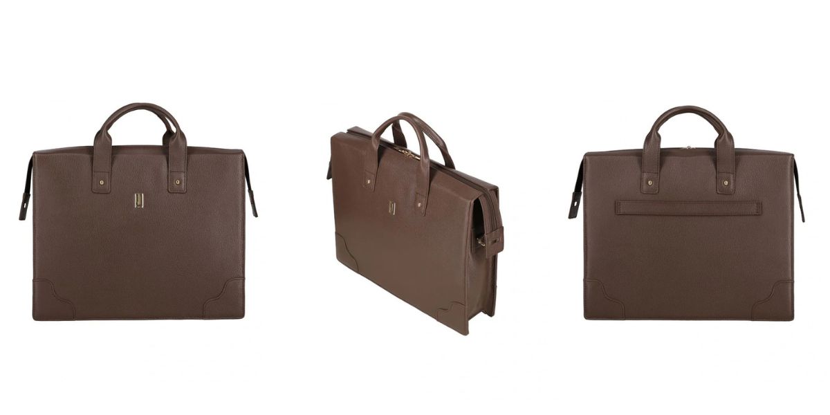 Leather laptop bags for men and women